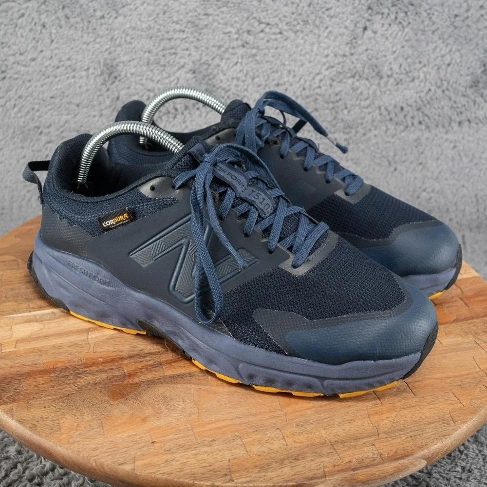 NEW BALANCE FRESH FOAM 510 v6 Trail MT510ON6 Cordura Shoes Navy Size 8.5 4 E